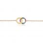 Olivia Burton Bejewelled Classics Rainbow Interlink Bracelet Gold OBJRBB20