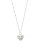 Olivia Burton Classic Heart Silver Necklace OBJSAN01