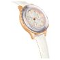 Swarovski Octea Chrono Watch - Leather Strap White Rose Gold Tone 5671150