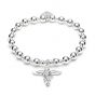 Annie Haak Orchid Silver Charm Bracelet - My Guardian Angel