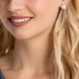 Swarovski Originally Pierced Earrings, White, Rhodium Plating 5461087