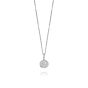 Daisy Bloom Mini Pendant Necklace - Silver DN01_SLV