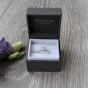 Pear Cut Diamond Solitaire Engagement Ring with Diamond Shoulders