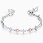 Swarovski Perfection Bracelet - Pink - Rhodium Plating - 5524544