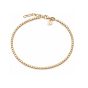 Daisy Beaded Chain Bracelet - Gold RBR02_GP
