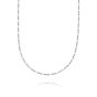 Daisy Peachy Chain Necklace - Silver RN08_SLV