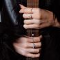 Georgini Rock Star V Ring - Silver