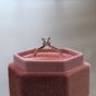Brilliant Cut Engagement Ring with Diamond Collar and Band