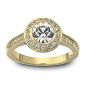 Swarovski Angelic Ring, White, Gold Plating 1081947