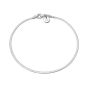 Daisy London Fine Silver Snake Chain Bracelet - SBR06_SLV