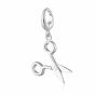 Lily Charmed Scissors Charm Silver