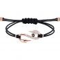 Swarovski Power Collection Bracelet, Black, Rose Gold Plating 5494383