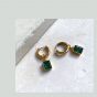 Shyla London Margot Earrings - Emerald Green