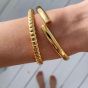 Shyla London Solange Gold Cuff Bracelet