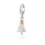 Lily Charmed Christmas Tree Charm Silver - item number CSXM