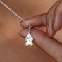 Lily Charmed Ginger Bread Man Charm Silver - item number CSGB