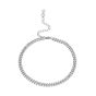 Scream Pretty Pearl Twisted Chain Anklet - Silver