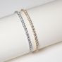 Sif Jakobs Ellera Grande Bracelet 18k Gold Plated with White Zirconia - SJ-B2870-CZ-YG-17