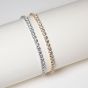 Sif Jakobs Silver Ellera Grande Bracelet with White Zirconia - SJ-B2870-CZ-17