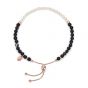 Jersey Pearl Sky Bracelet, Bar Style in Black Agate