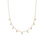 Daisy Isla Fossil Charm Necklace - Gold SN08_GP