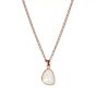Jersey Pearl Sorel Mother of Pearl Pendant Rose Gold Plated 