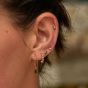 Ania Haie Gold Sparkle Cluster Huggie Hoop Earrings - E047-09G