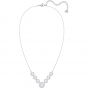 Swarovski Sparkling Dance Necklace, White, Rhodium Plating 5467787