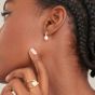 Ania Haie Gold Pearl Drop Stud Earrings - E043-02G