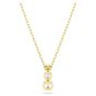 Swarovski Attract Trilogy Round Pendant - White with Gold Tone Plating 5723298