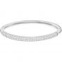 Swarovski Stone Bangle, White, Rhodium Plating 5032845, 5032846, 5184515