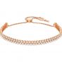 Swarovski Subtle Bracelet, White, Rose Gold Plating 5224182