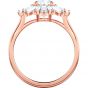 Swarovski Sunshine Ring, White, Rose Gold Plating 5474918, 5474920