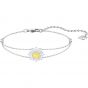 Swarovski Sunshine Bracelet, White, Rhodium Plating 5459594