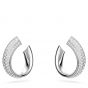 Swarovski Exist Small Earrings - White with Rhodium Plating 5637563