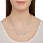 Swarovski Fresh Double Necklace - White with Rhodium Plating 5225444