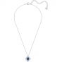 Swarovski Palace Necklace - Blue - Rhodium Plated  5498831