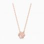 Swarovski Sparkling Dance Jewellery Set - Clover- Pink and Rose Gold Plated 5516488
