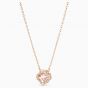 Swarovski Sparkling Dance Clover Necklace - Rose Gold Plating - 5514488