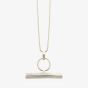 Rachel Jackson Personalised T-Bar Necklace Silver TBN3CS
