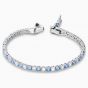 Swarovski Anniversary Deluxe Tennis Bracelet - Blue and White Crystal - 5536469