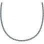 Swarovski Tennis Deluxe Necklace, Black, Ruthenium Plating 5517113