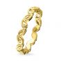 Thomas Sabo Gold Plated and Diamond Leaves Ring D_TR0024-924-39