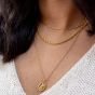 Daisy Isla Tidal Twist Necklace - Gold