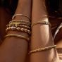 Annie Haak Tiki Gold Plated Bracelet Stack