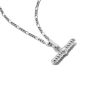 Daisy London Treasures Rope T Bar Necklace - Silver TN01_SLV