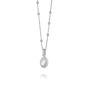 Daisy Treasures Baroque Pearl Necklace - Silver TN03_SLV