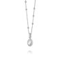 Daisy Treasures Baroque Pearl Necklace - Silver TN03_SLV