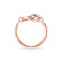 Thomas Sabo Together Linked Ring - Rose Gold