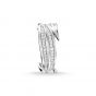 Thomas Sabo Silver and Zirconia Leaves Ring 
TR2283-051-14